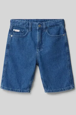 Calvin Klein Szorty jeansowe o kroju relaxed fit z 5 kieszeniami