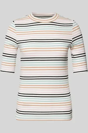 TOM TAILOR Bluza o kroju slim fit z mieszanki bawełny