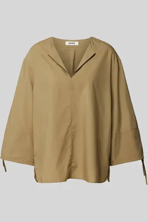 ECOALF Bluzka o kroju relaxed fit z dekoltem w serek model ‘JENAALF’