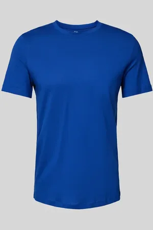 QS by s.Oliver T-shirt o kroju regular fit z czystej bawełny z gumowanym nadrukiem z logo
