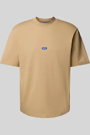 Hugo Blue T-shirt z detalem z logo