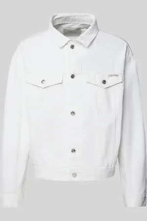 Calvin Klein Kurtka jeansowa z naszywką z logo