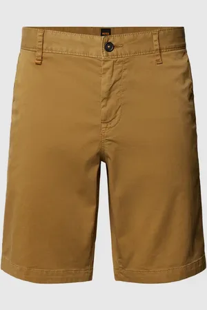 HUGO BOSS Szorty chinosy o kroju slim fit z wpuszczanymi kieszeniami