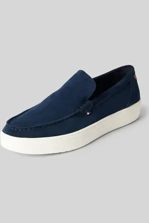 Tommy Hilfiger Mokasyny z welurowej skóry bydlęcej