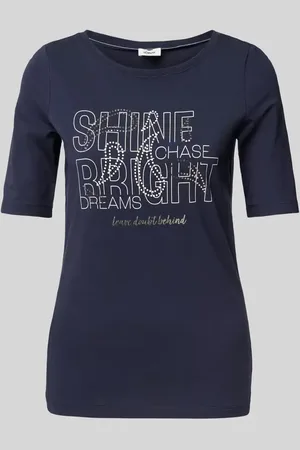 QS by s.Oliver T-shirt o kroju slim fit z mieszanki bawełny