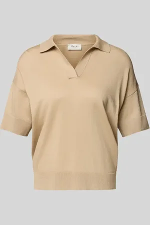 Maerz Koszulka polo z dekoltem w serek