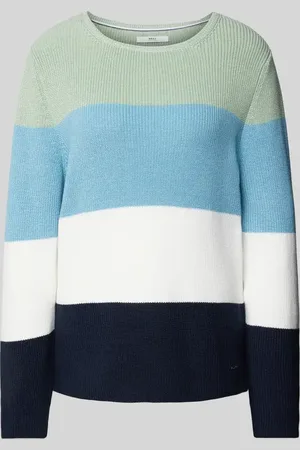 Brax Sweter z dzianiny z okrągłym dekoltem model ‘Style.Lesley’