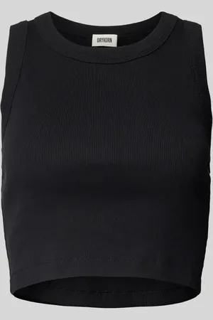 Drykorn Top krótki z efektem prążkowania model ‘NADEEN’