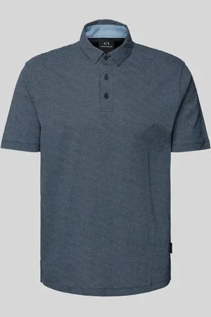 Armani Exchange Koszulka polo z krótką listwą guzikową