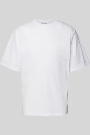 Tiger of Sweden T-shirt z prążkowanym, okrągłym dekoltem model ‘LOGRA’