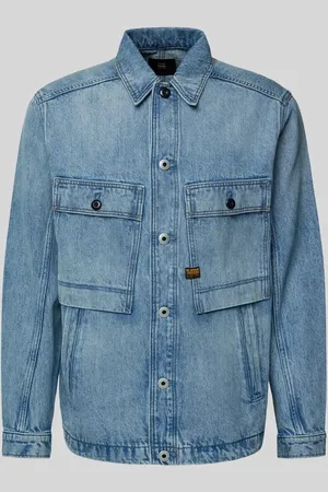 G-Star Kurtka jeansowa z kieszeniami na piersi model ‘Mosa’