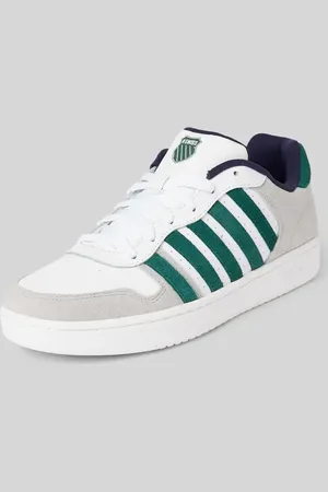 K-Swiss Sneakersy skórzane z nadrukiem z logo model ‘Court Palisades’