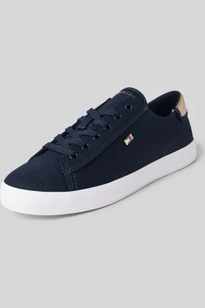 Tommy Hilfiger Sneakersy niskie z metalicznym obszyciem na pięcie