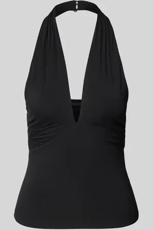 Guess Top z wiązaniem na szyi model ‘CHARLOTTE’