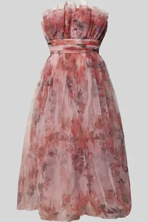 Lace & Beads Sukienka koktajlowa z plisami