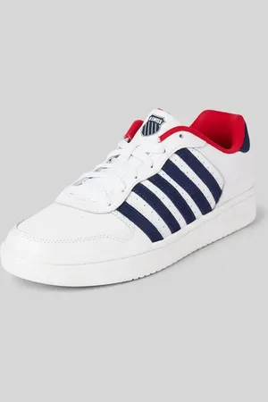 K-Swiss Sneakersy skórzane z nadrukiem z logo model ‘Court Palisades’