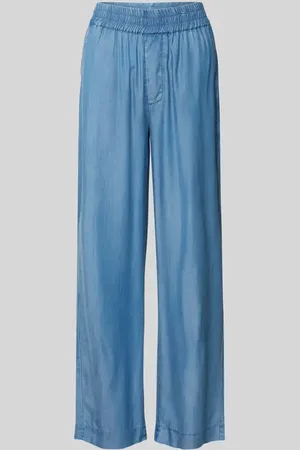 mbyM Spodnie materiałowe o kroju relaxed fit z imitacji denimu model ‘Phillipa’