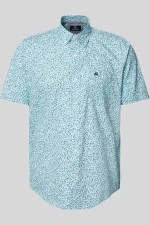 Lerros Koszula casualowa o kroju regular fit z wyhaftowanym logo