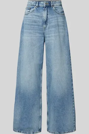 Jake*s Jeansy o kroju wide fit ze szwami w kontrastowym kolorze