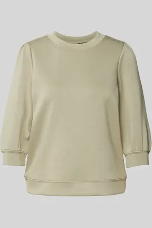 mbyM Bluza z mieszanki wiskozy z rękawem o dł. 3/4 model ‘Kadi’