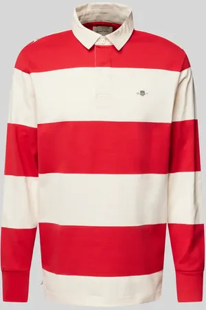 GANT Bluza z kołnierzykiem polo model ‘RUGGER’