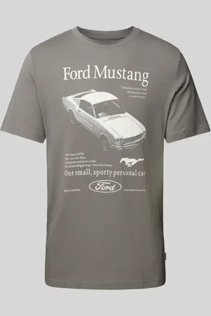 QS by s.Oliver T-shirt o kroju regular fit z czystej bawełny z nadrukiem Ford®