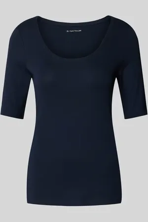 TOM TAILOR T-shirt o kroju regular fit z mieszanki bawełny