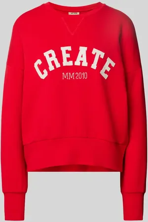 Mos Mosh Bluza o kroju oversized z wyhaftowanym logo model ‘CELLI’