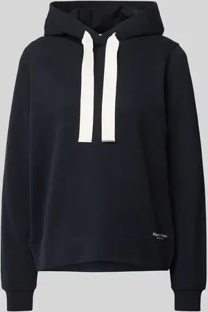 Marc O’ Polo Bluza z kapturem o kroju relaxed fit z czystej bawełny o groszkowanej powierzchni