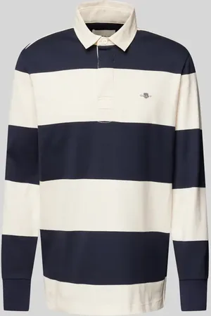 GANT Bluza z kołnierzykiem polo model ‘RUGGER’