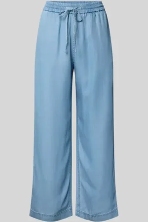 Marc O’ Polo Spodnie szerokie z lekkiego lyocellu imitującego denim