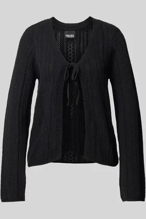 Pieces® Kurtka z dzianiny o kroju comfort fit z czystej bawełny model ‘NUKA’