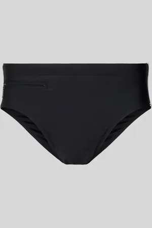 Schiesser Spodenki kąpielowe o kroju slim fit z kieszenią zapinaną na zamek błyskawiczny