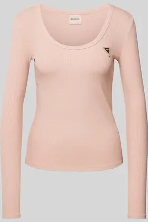 Guess Bluzka z długim rękawem i detalem z logo model ‘COLETTE’