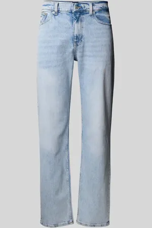 Tommy Hilfiger Jeansy o kroju slim fit z mieszanki bawełny z naszywką z logo model ‘RYAN’
