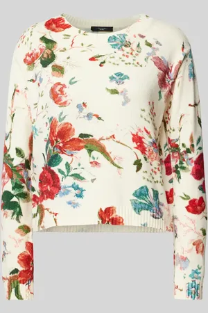 Max Mara Sweter z dzianiny z okrągłym dekoltem model ‘DENIS’