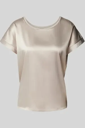 JOOP! T-shirt z mieszanki wiskozy z okrągłym dekoltem model ‘Taila’