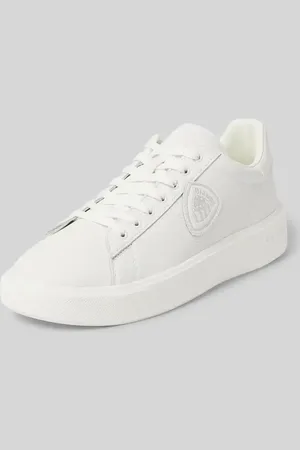 Blauer Sneakersy z detalem z logo model ‘BUCK’