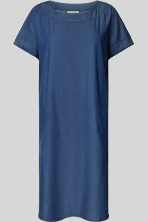 Christian Berg Sukienka mini z tkaniny stylizowanej na denim