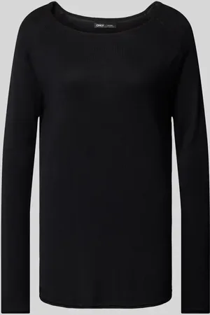 ONLY Sweter z dzianiny o kroju shaped fit z mieszanki wiskozy model ‘MILA LACY’