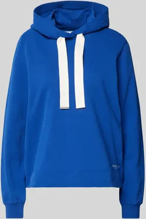 Marc O’ Polo Bluza z kapturem o kroju relaxed fit z czystej bawełny o groszkowanej powierzchni