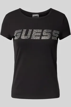 Guess T-shirt z detalem z logo model ‘KIARA’