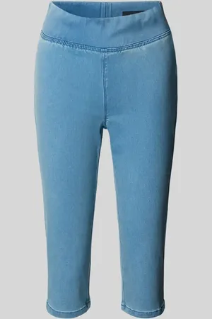 Noisy May Szorty jeansowe z wysokim stanem o kroju skinny fit z szerokim pasem model ‘ROYAL’