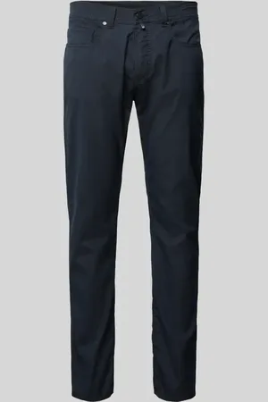 Pierre Cardin Chinosy o kroju tapered fit z fakturowanym wzorem model ‘Lyon’