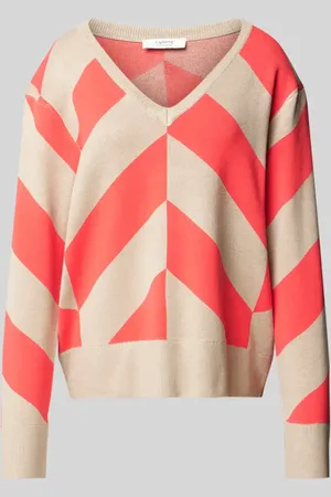B YOUNG Sweter z dzianiny z dekoltem w serek model ‘Mmorla’