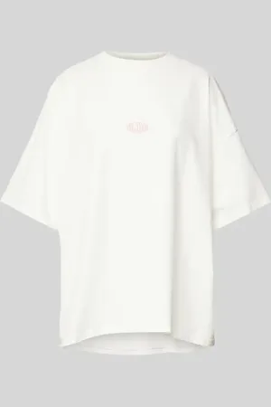 Pegador T-shirt o kroju oversized z nadrukiem z logo model ‘KIMI’