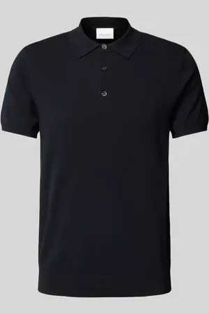 Profuomo Koszulka polo o kroju regular fit z elastycznymi wykończeniami