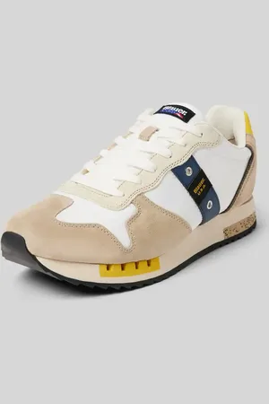 Blauer Sneakersy sznurowane model ‘QUEENS’