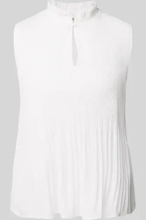 Liu Jo Top bluzkowy o kroju regular fit z plisami
