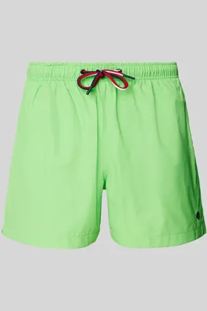 McNeal Spodenki kąpielowe o kroju relaxed fit z wyhaftowanym logo